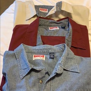 Men’s shirt sleeve collared shirts